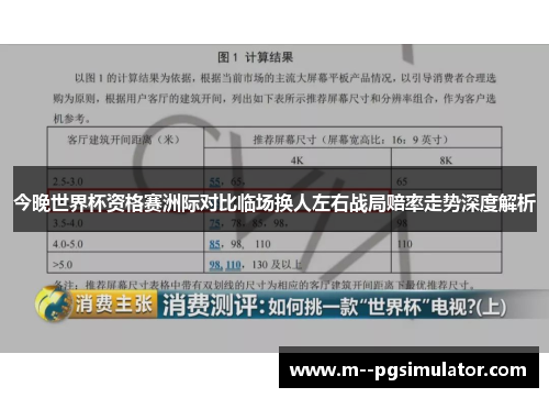 今晚世界杯资格赛洲际对比临场换人左右战局赔率走势深度解析