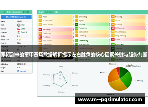 即将到来的意甲赛场数据解析揭示左右胜负的核心因素关键与趋势判断 即将到来的意甲赛场数据解析揭示左右胜负的核心因素关键与趋势判断